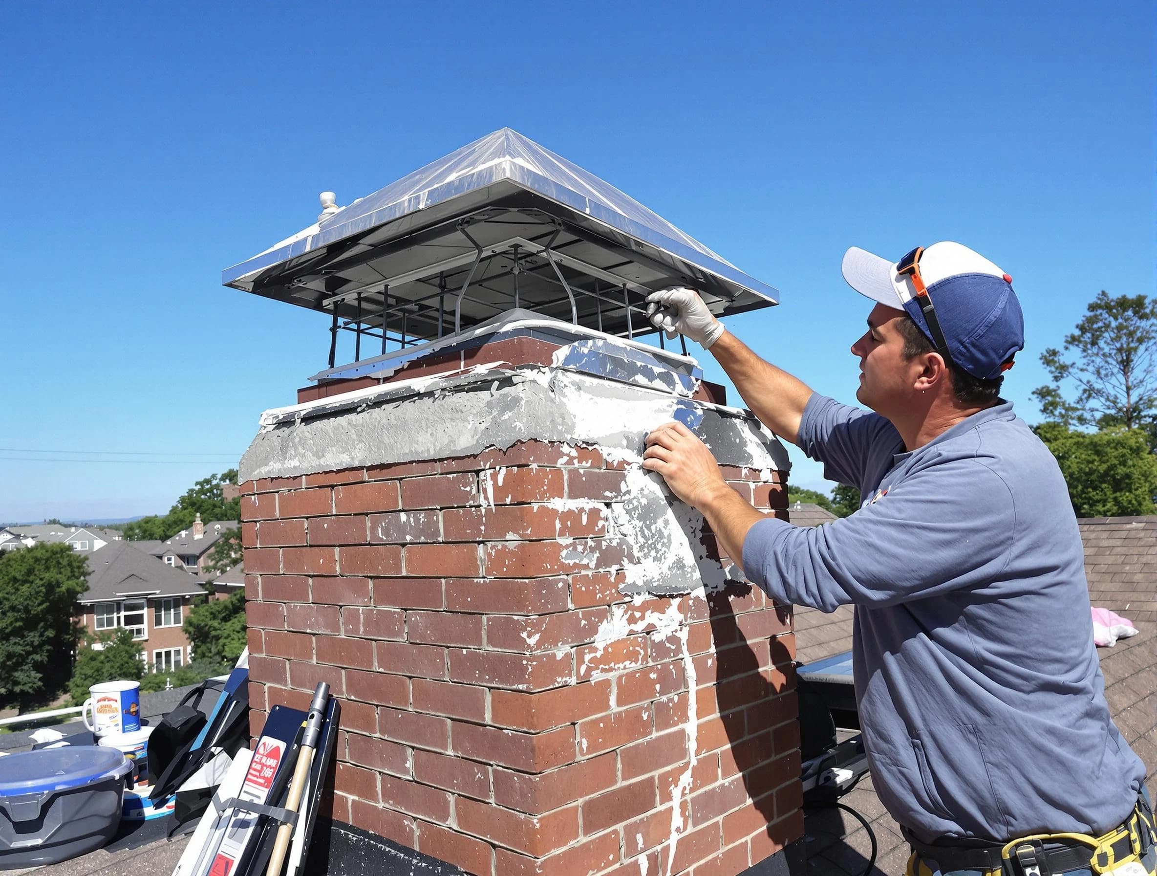 Chimney Crown Services service in Dacono, CO